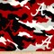 Licensed NCAA University of Alabama Camo Fleece AL-820 Fabric by the Yard